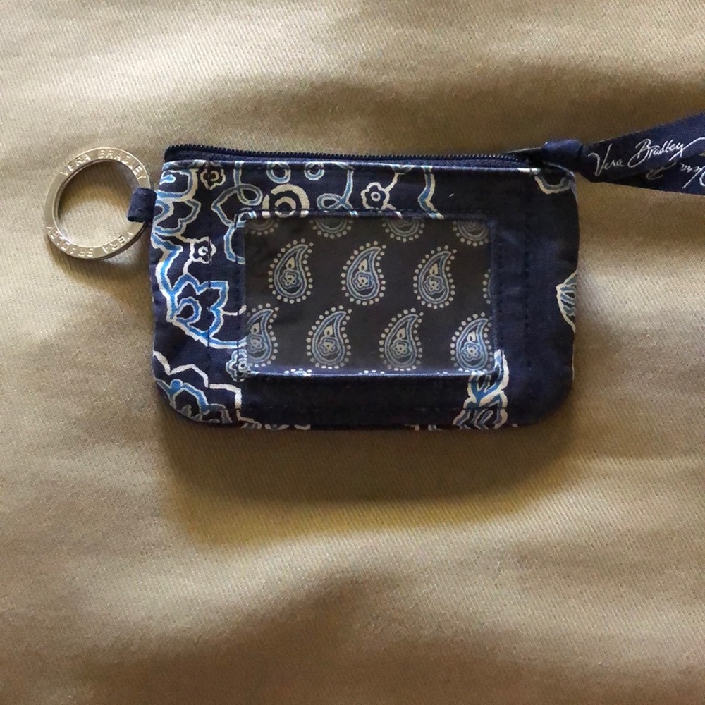 VB, Zip ID case, Blue Bandana